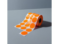 Étiquettes Papier fluo neutre adhésif permanent