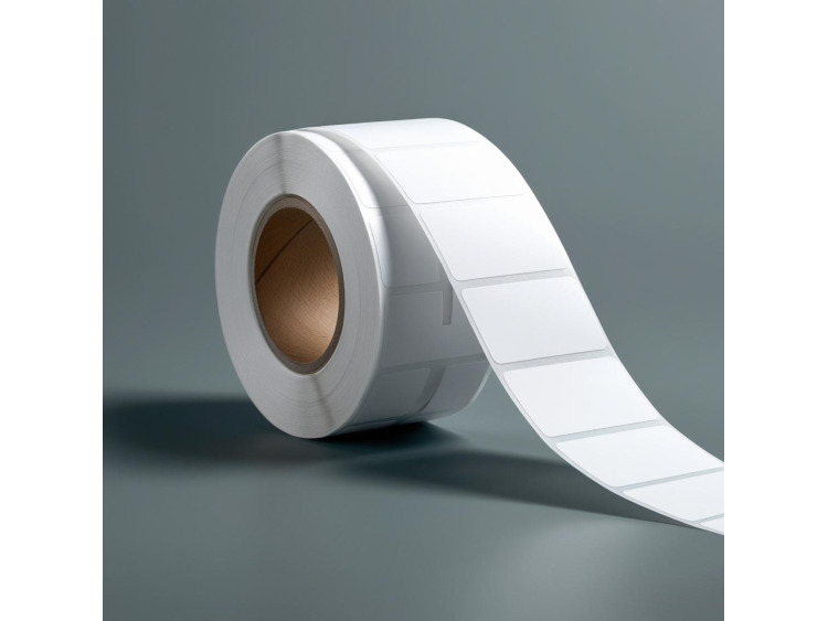 Film PP blanc neutre, colle enlevable