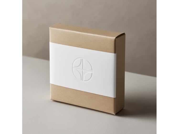 Papier blanc mi-brillant colle forte