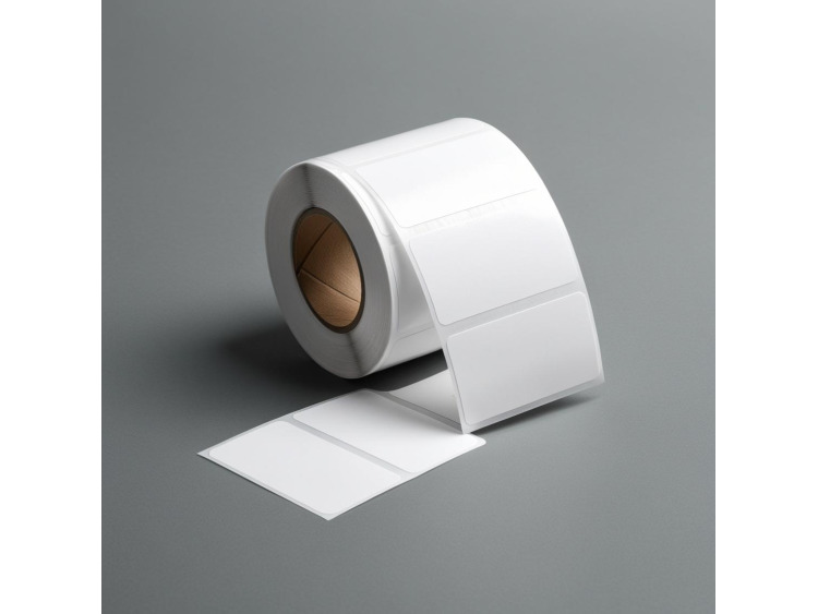 Papier blanc mi-brillant neutre colle forte
